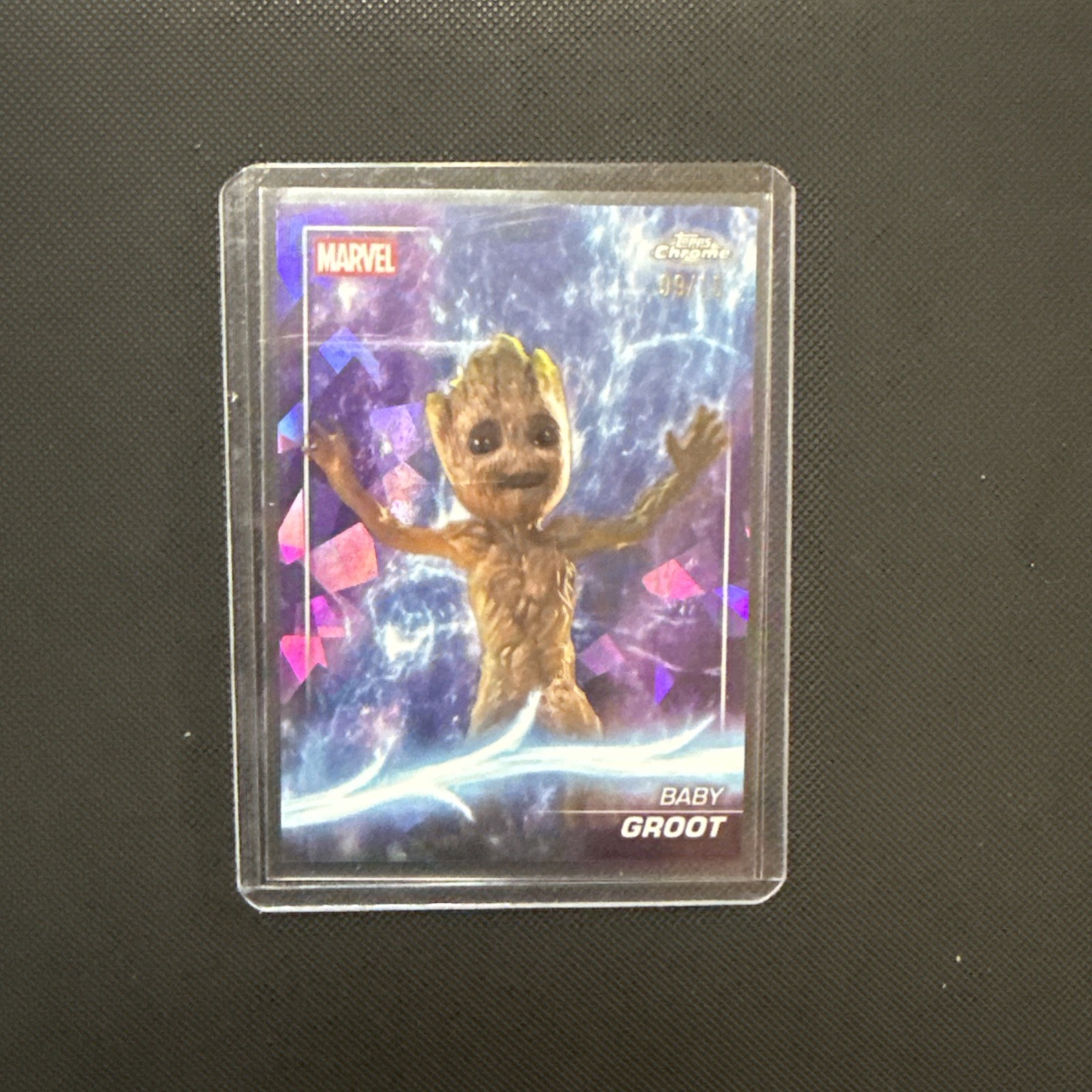 2025 Topps Marvel Sapphire Baby Groot #73 9/15 2025 Topps Marvel Sapphire Baby Groot #73 9/15