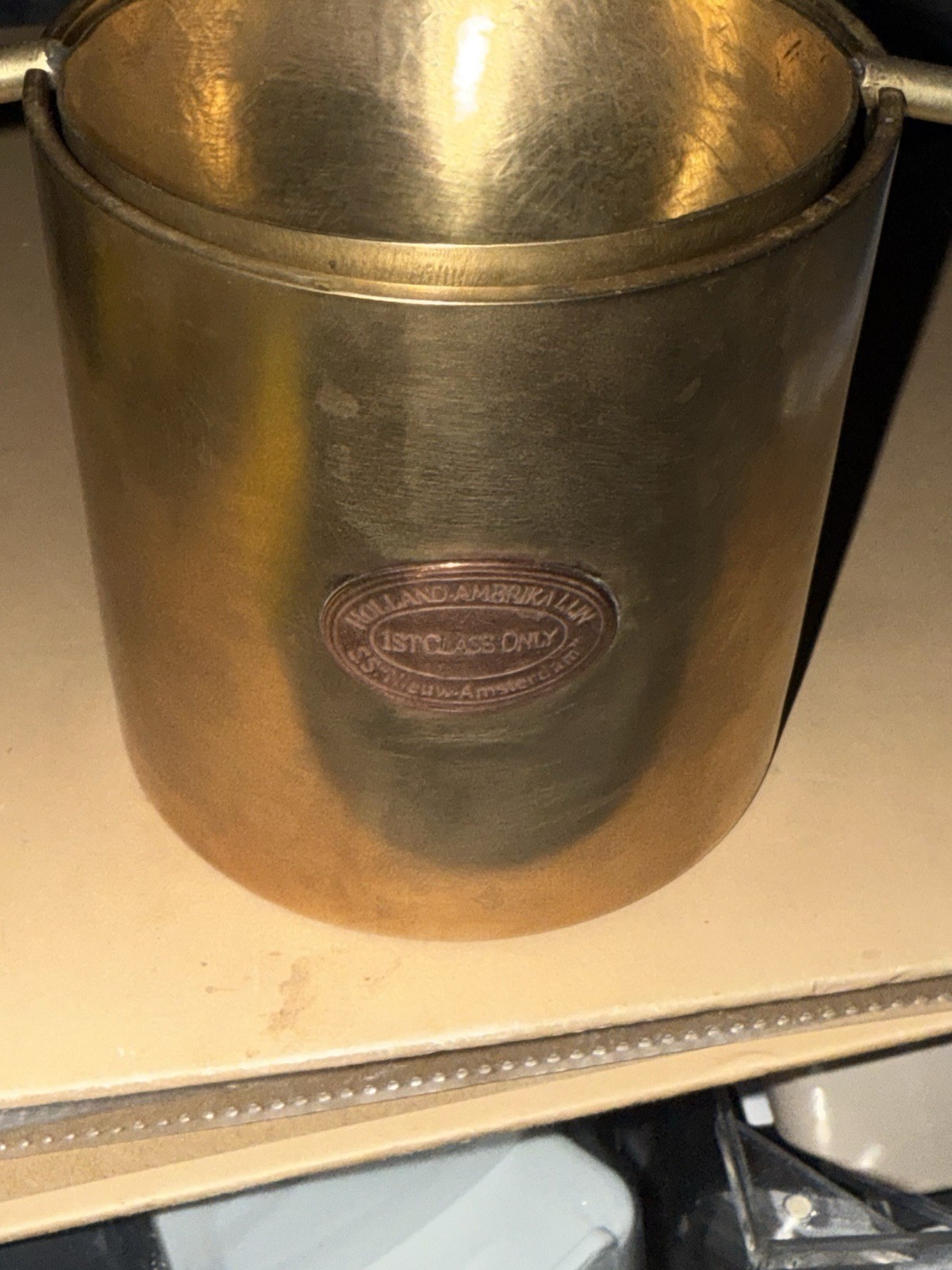 Brass Vintage Arne Jacobsen  Design Ashtray  1960s