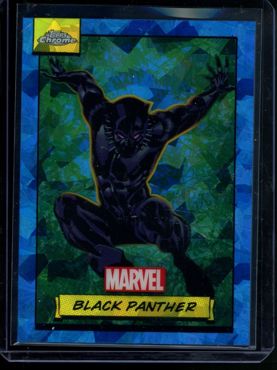2024 Topps Chrome Marvel Sapphire Black Panther #53 Blue Sapphire Refractor 2024 Topps Chrome Marvel Sapphire Black Panther #53 Blue Sapphire Refractor