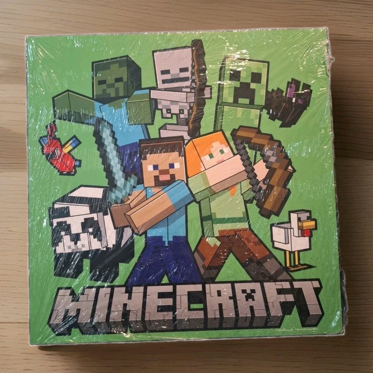 Open Road Brands Minecraft Hanging Wood Wall Decor 12x12x1 Open Road Brands Minecraft Hanging Wood Wall Decor 12x12x1