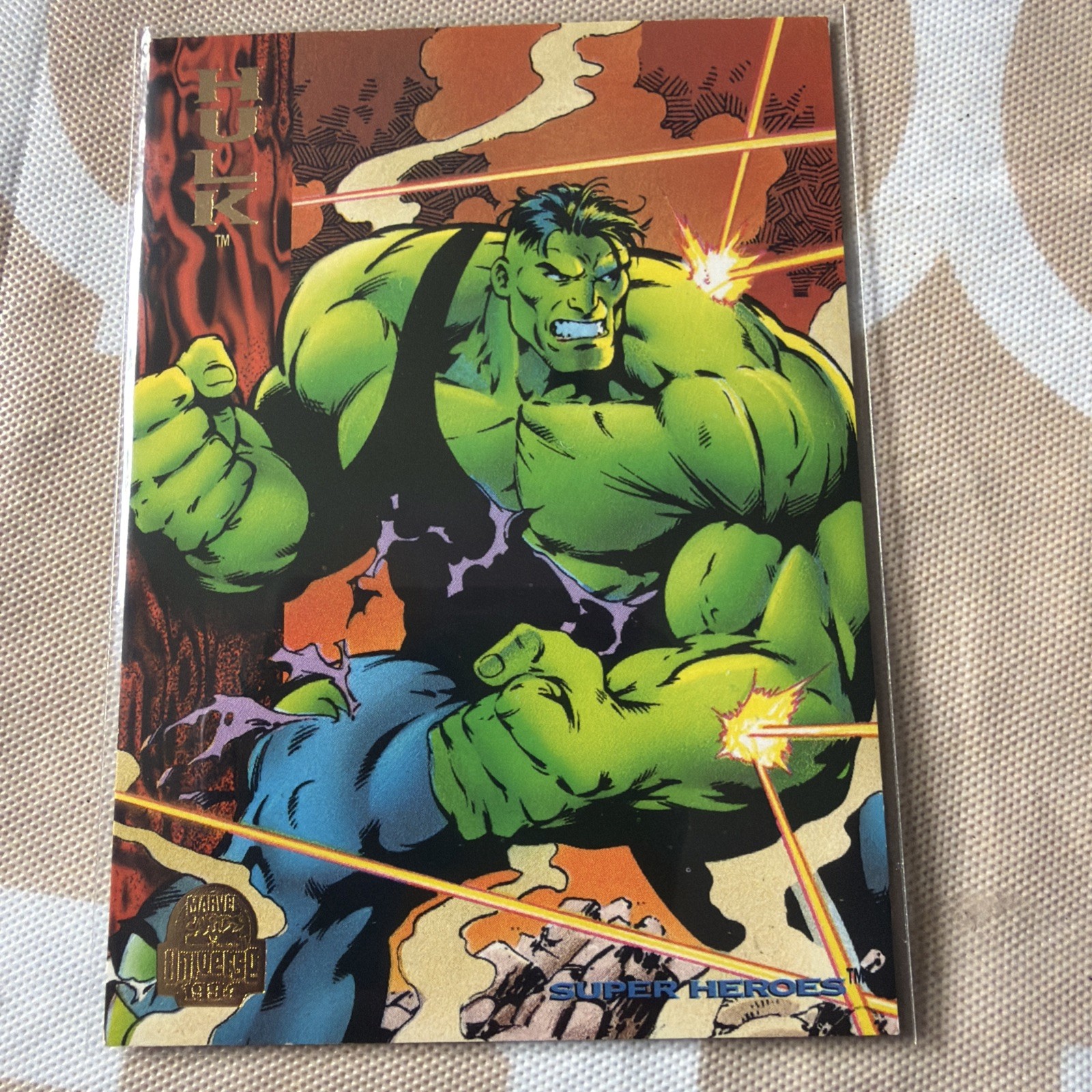 1993 Fleer Marvel Universe Hulk #190 Vintage Trading Card EX 1993 Fleer Marvel Universe Hulk #190 Vintage Trading Card EX