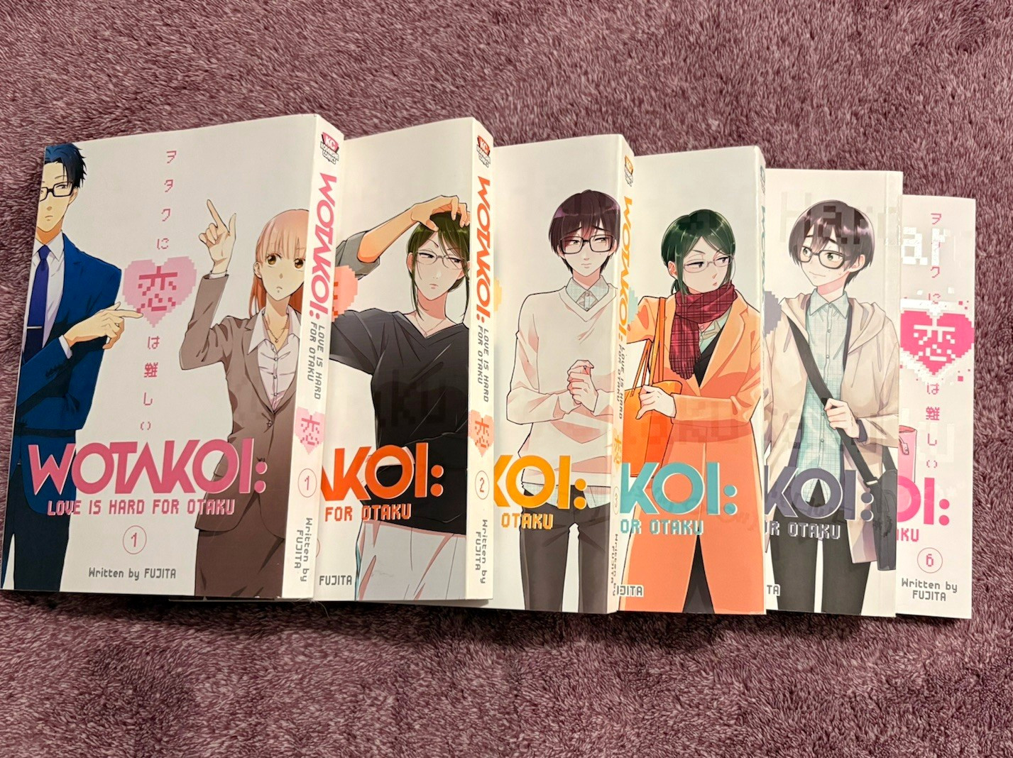 Wotakoi: Love Is Hard for Otaku Vol 1-6 Manga Set Lot English Kodansha
