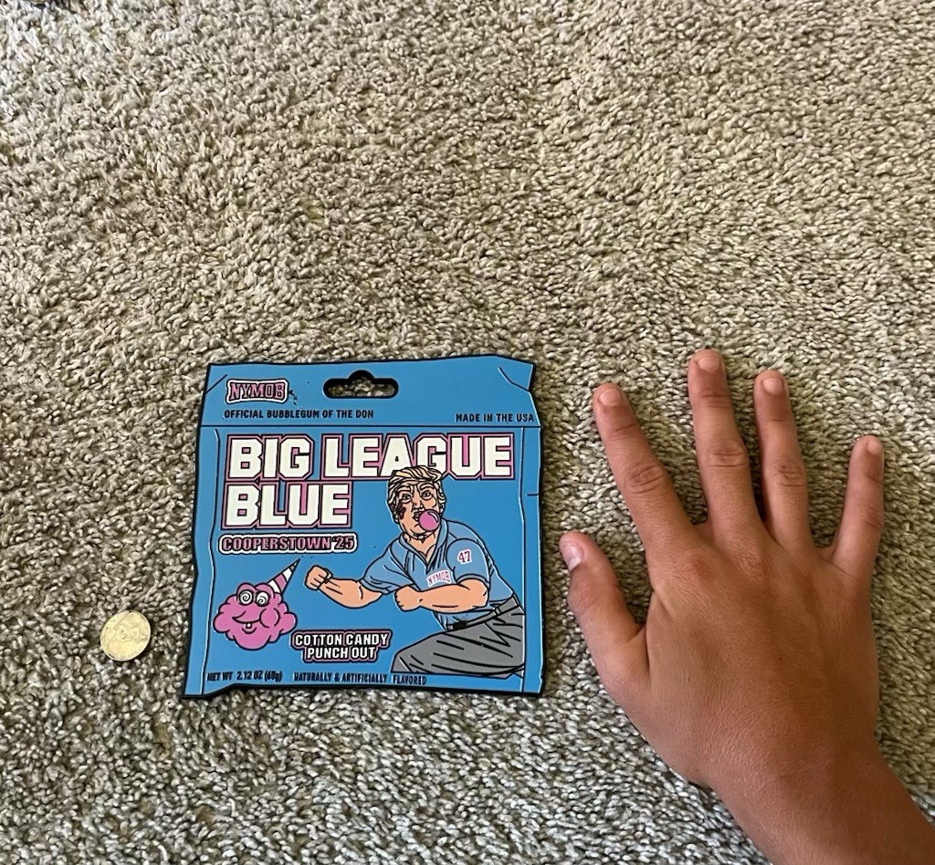 Big League Blue Bubble Gum