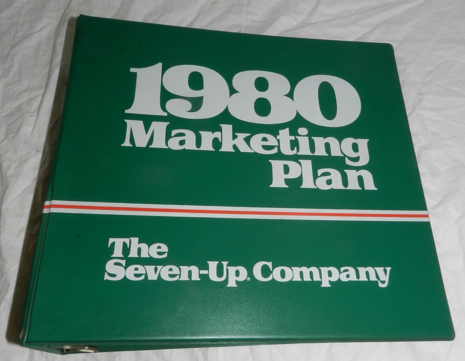 Empty Notebook - 1980 Marketing Plan The Seven-Up Company