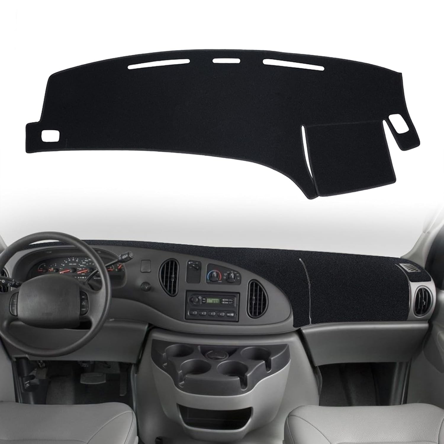 Custom Fit Dashboard Cover for Ford Econoline E150 E250 E350 E450 Cargo Van 1997