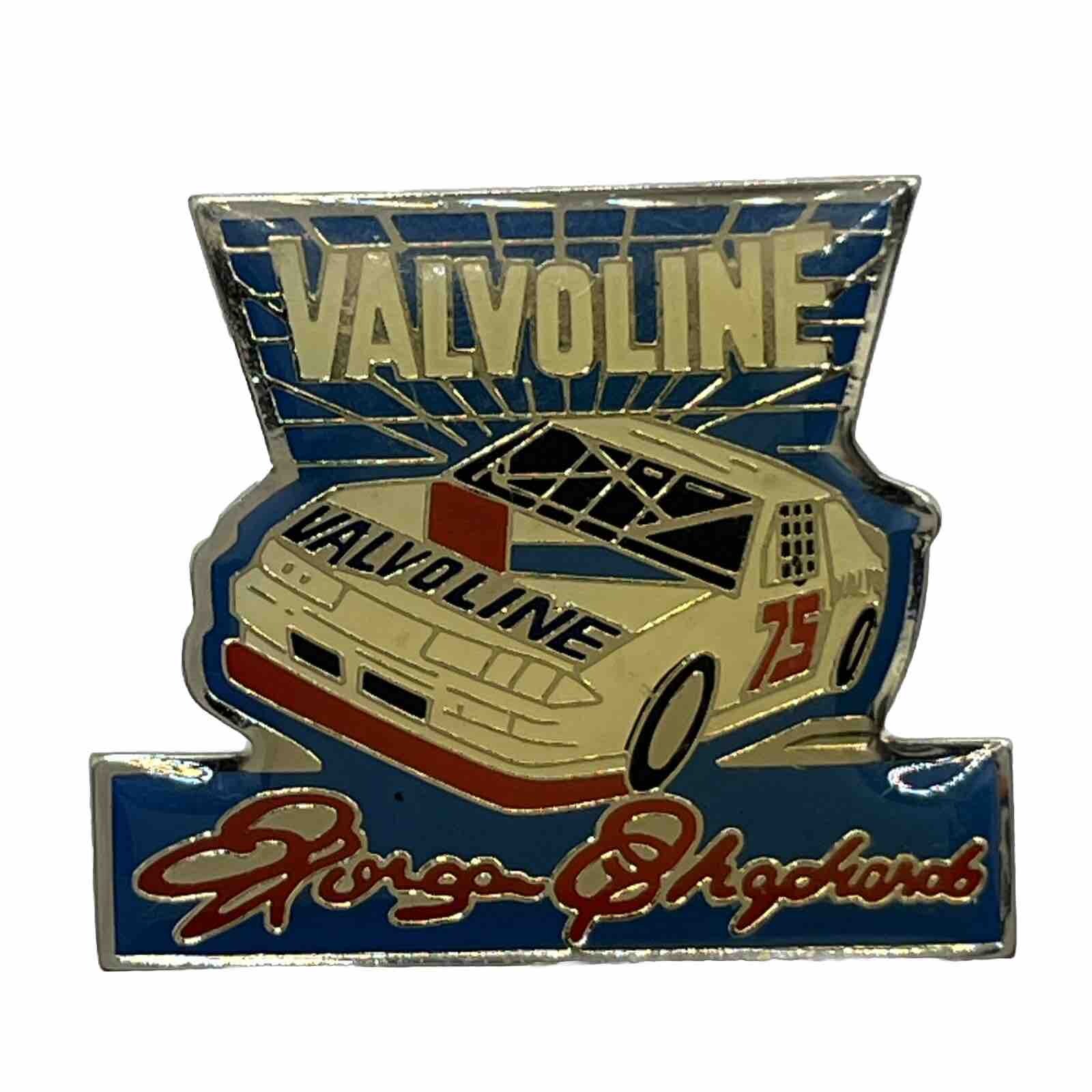 Morgan Shepherd #75 Valvoline Racing NASCAR Race Car Driver Enamel Lapel Hat Pin
