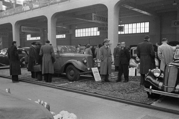 General Montgomery\'s Humber field car 1947 Advertising Motor Show Car Old Photo