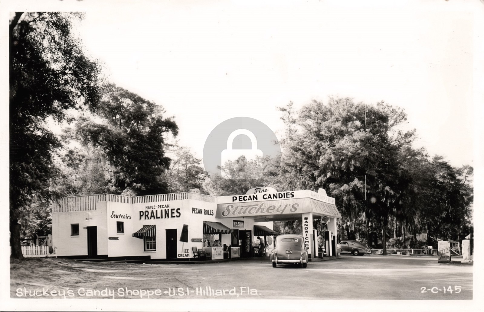 Hilliard FL Florida Stuckey\'s Candy Shoppe RPPC Photo Postcard COPY