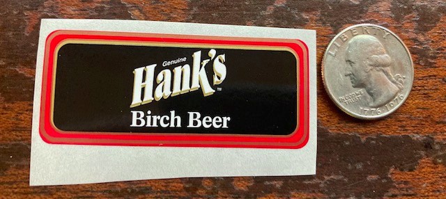 Hank\'s Root Birch Beer Co. STICKER - Gourmet Craft Soda - Retro Nostalgia USA