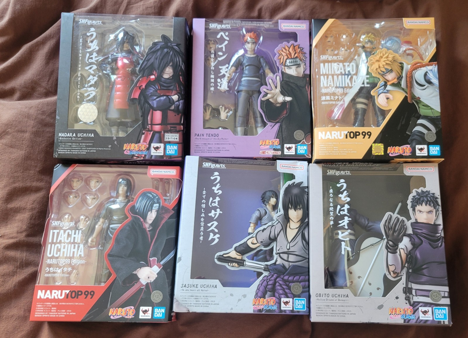 SHFiguarts Naruto Shippuden - Madara, Pain, Minato, Itachi, Sasuke, Obito SHFiguarts Naruto Shippuden - Madara, Pain, Minato, Itachi, Sasuke, Obito