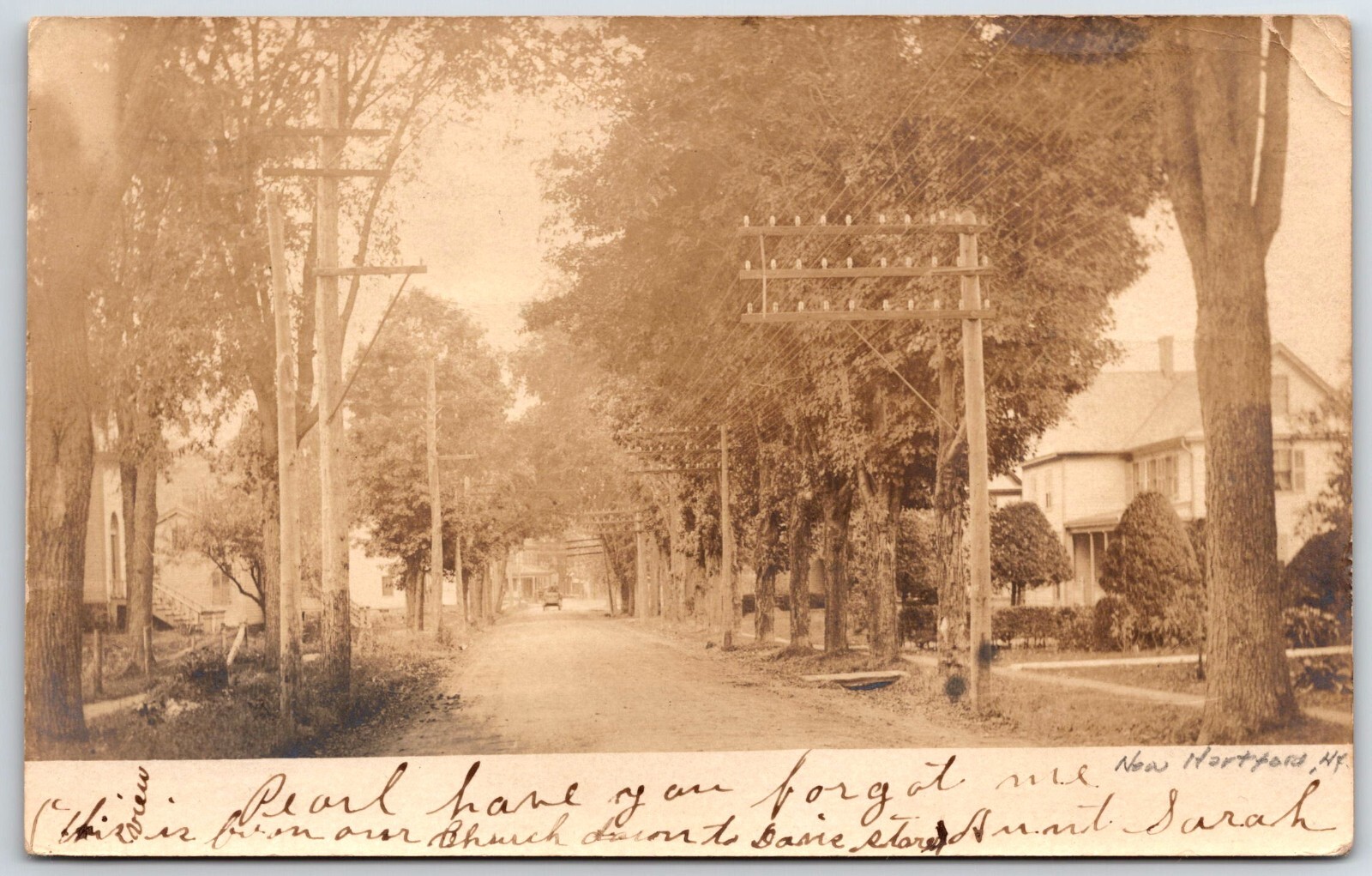 new hartford new york oneida rppc street view 1906 real photo postcard new hartford new york oneida rppc street view 1906 real photo postcard