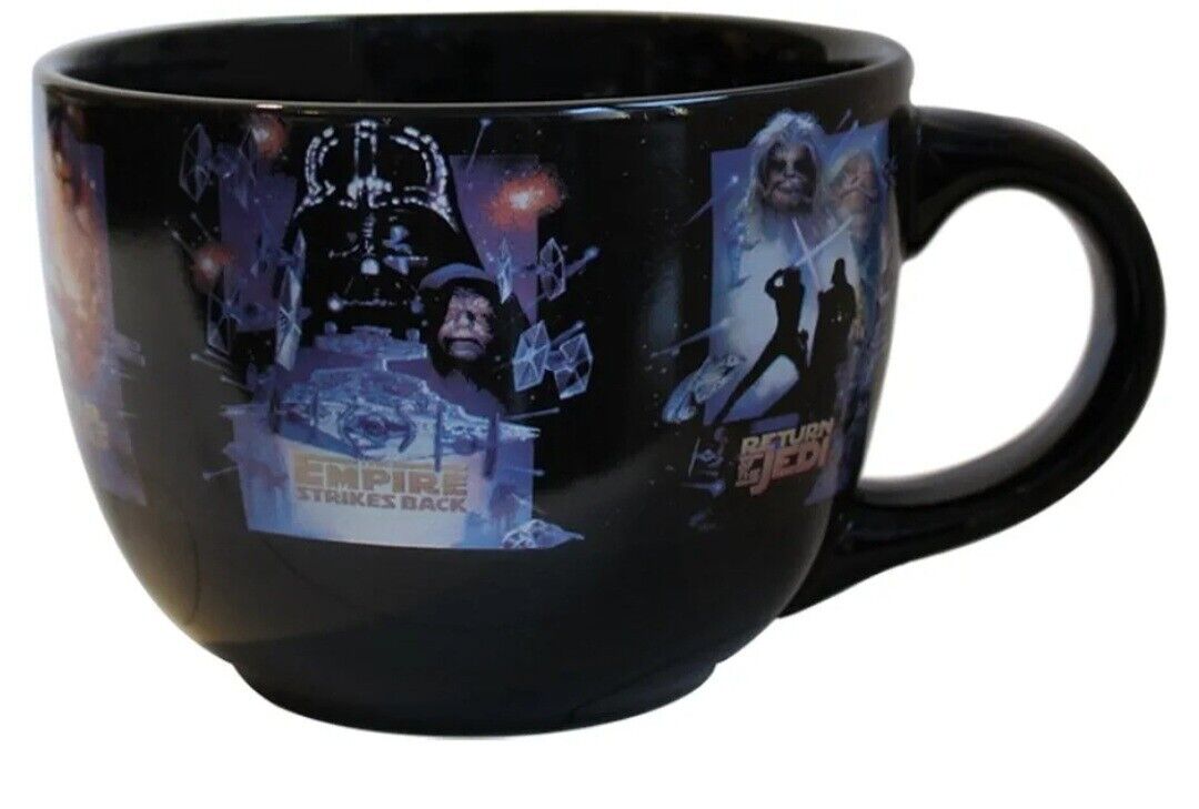 Silver Bufalo Star Wars 24oz Original Trilogy Soup Mug WRSW0624
