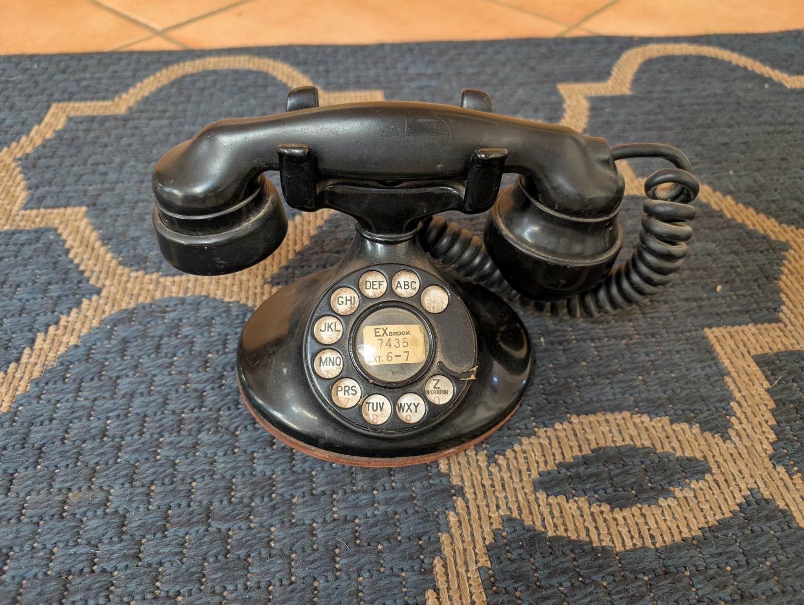 🔥 1930's ANTIQUE WESTERN ELECTRIC ROTARY DIAL PHONE WITH ORIGINAL CORDS D BASE 🔥 1930's ANTIQUE WESTERN ELECTRIC ROTARY DIAL PHONE WITH ORIGINAL CORDS D BASE