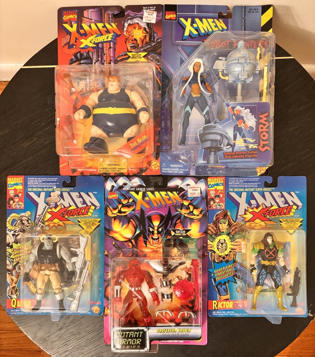 Marvel Toy Biz X-Men Figs Lot Of 6, The Blob, Quark, Xavier, Storm, Rictor New Marvel Toy Biz X-Men Figs Lot Of 6, The Blob, Quark, Xavier, Storm, Rictor New