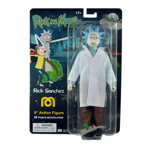 Mego Rick Sanchez Rick and Morty 8-Inch Action Figure 26-Point Articulation Mego Rick Sanchez Rick and Morty 8-Inch Action Figure 26-Point Articulation