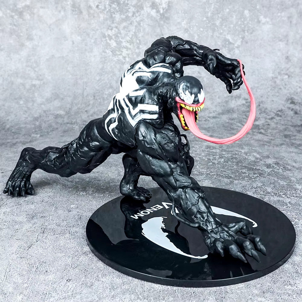 Venom Figure Statue Marvel Comics Spider-Man Villain Symbiote Collectible Model