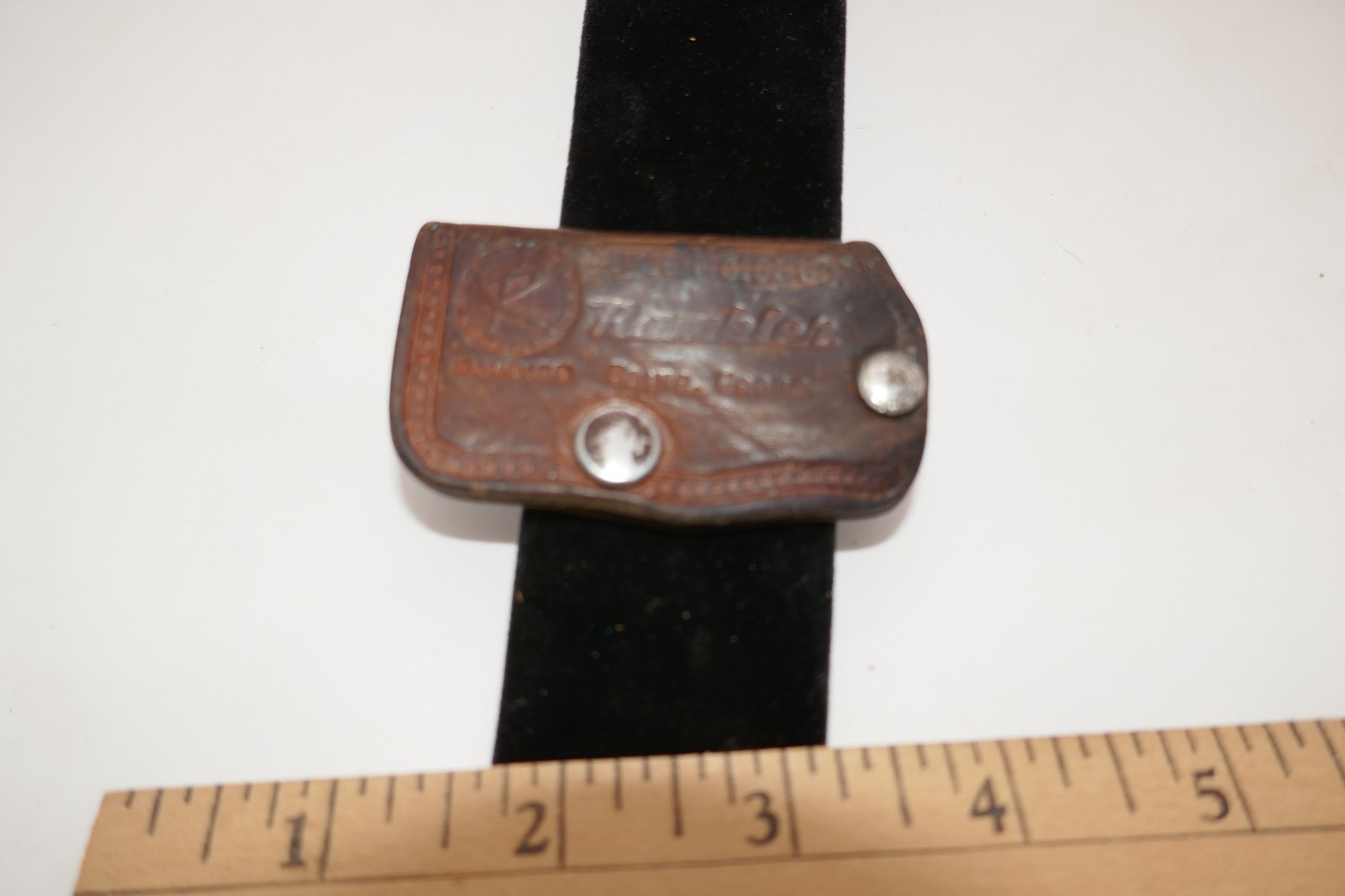Vintage Sayre Motor Co Rambler Dealer Leather Key Case Folio