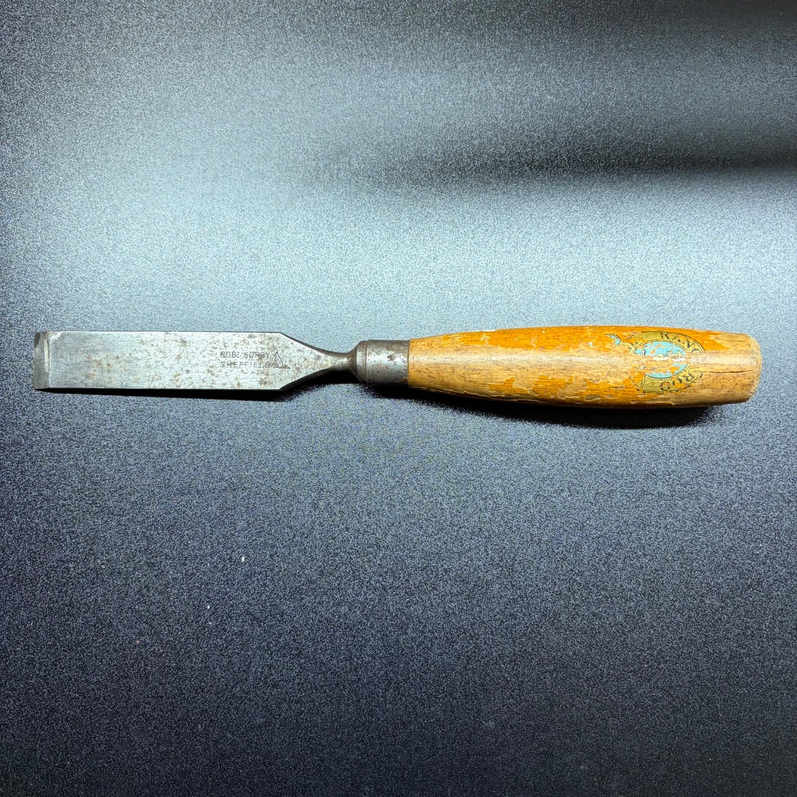 Vintage Robert Sorby Wood chisel/lathe chisel Sheffield England Wood Handle