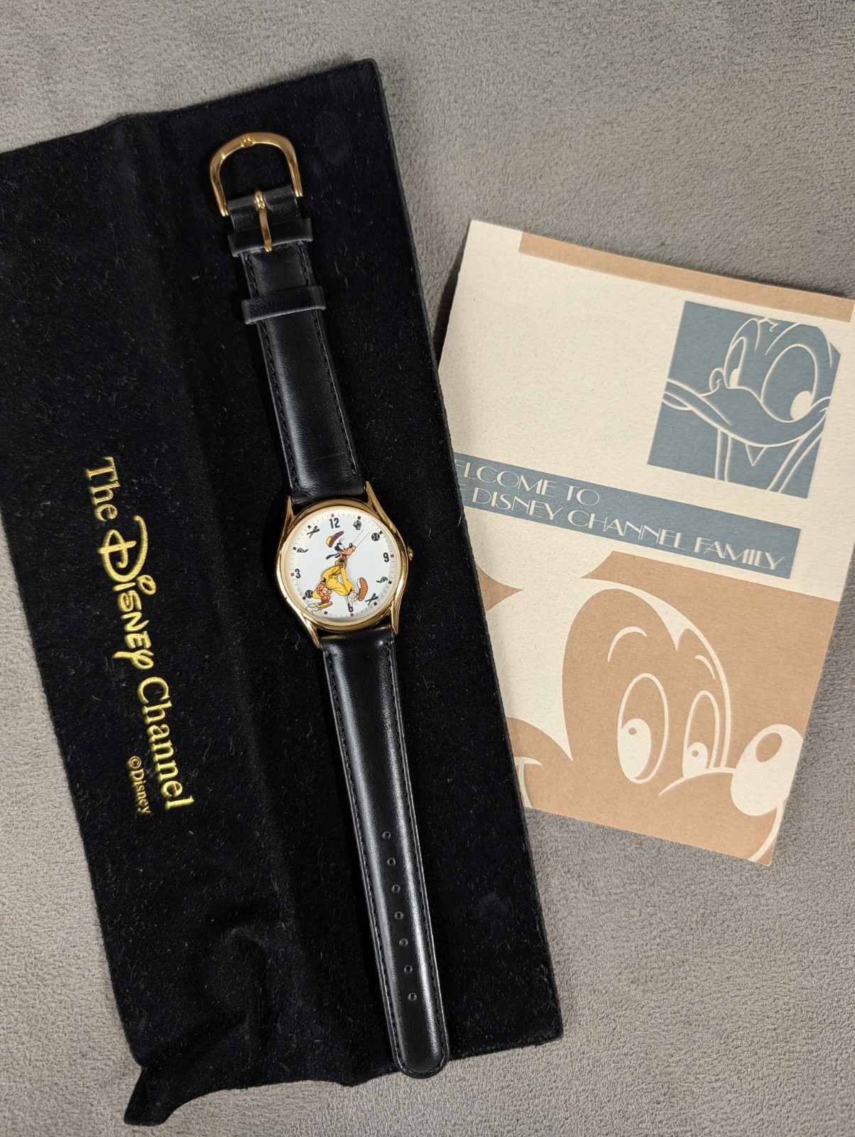 NOS VNTG The Disney Channel Goofy Baseball Player Special Edition Watch 1990s