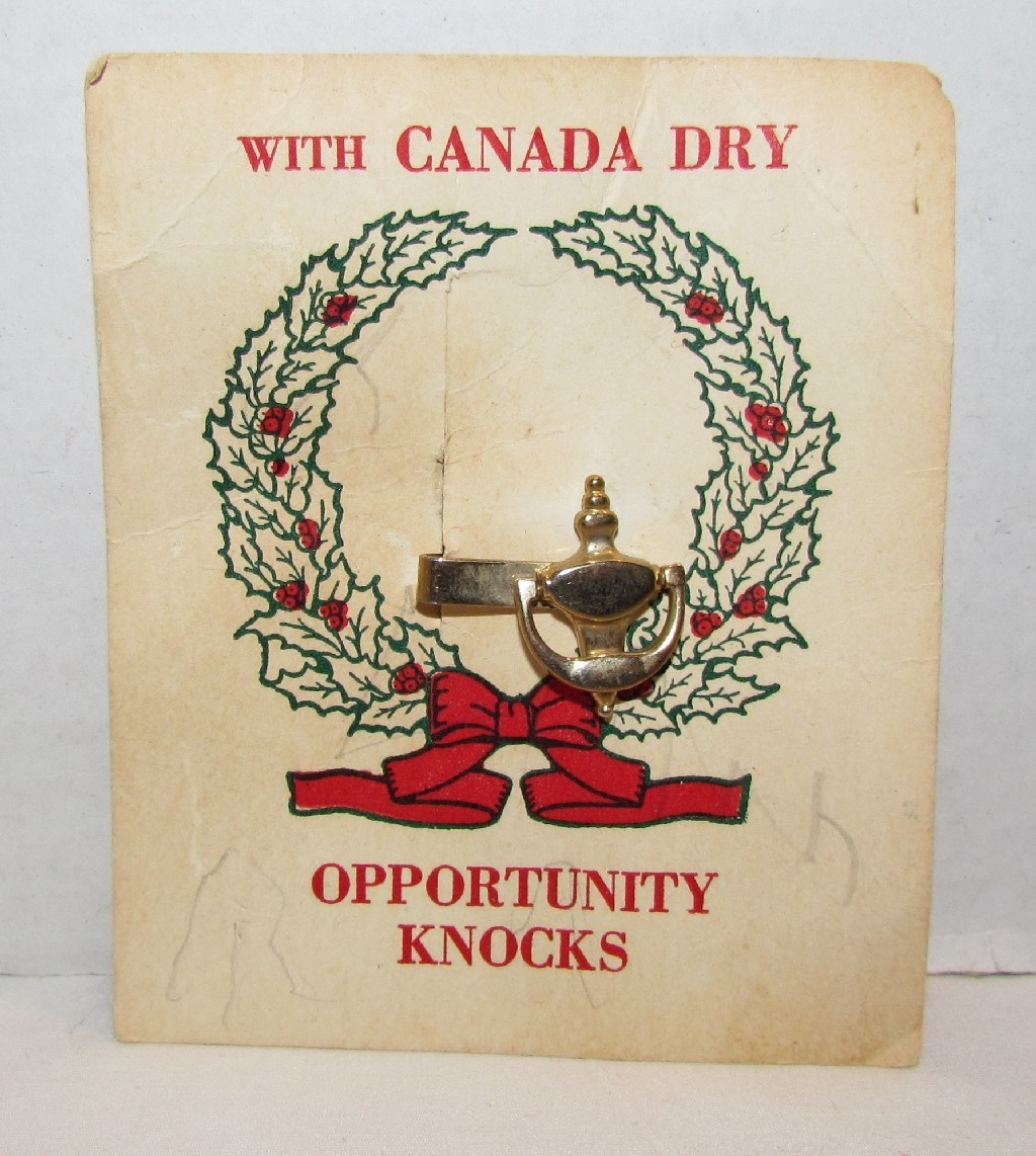 Canada Dry Promotional Tie Clip 