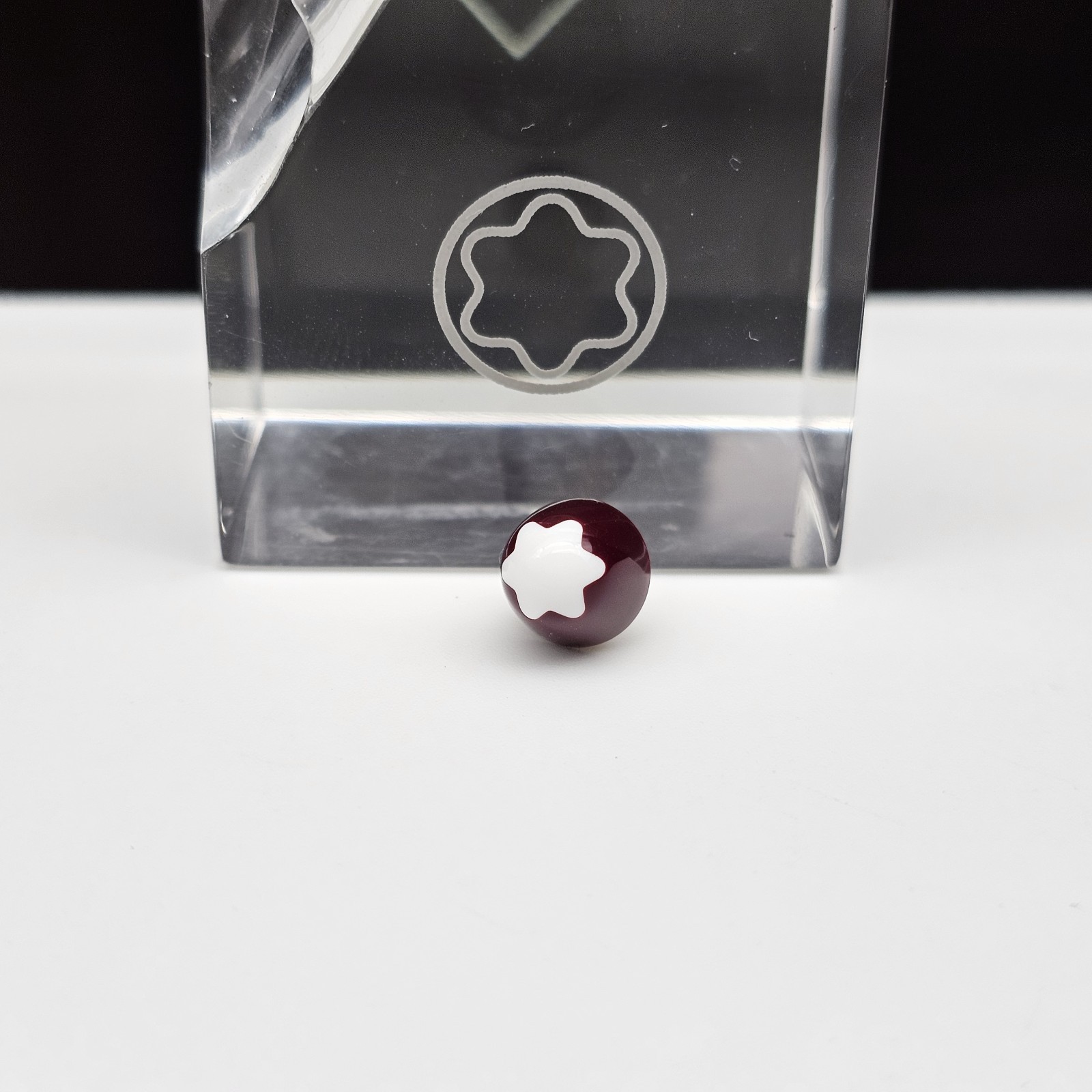 MONTBLANC Meisterstuck Top Snowflake Burgundy Classic Pen Part NOS
