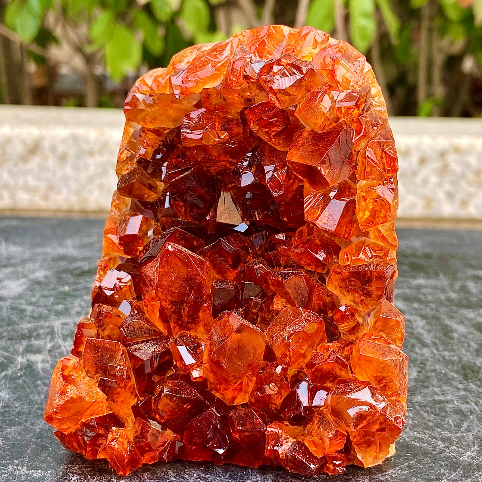 2.04LB Natural yellow crystal cave quartz crystal mineral specimen 2.04LB Natural yellow crystal cave quartz crystal mineral specimen
