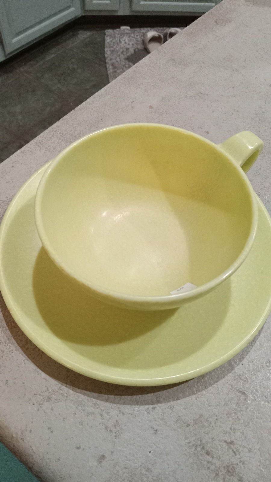 7 Vintage Yellow Speckle Spatter Dailyware Melmac Melamine Cup Saucer Set 7 Vintage Yellow Speckle Spatter Dailyware Melmac Melamine Cup Saucer Set