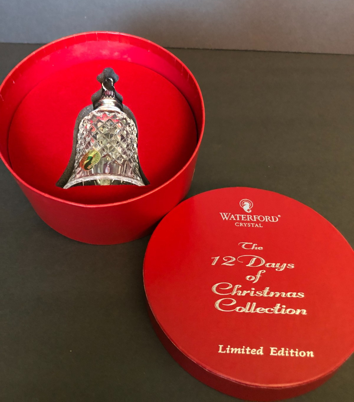 Waterford crystal 12 Days of Christmas bell ornament 2 Turtle Doves Ireland NIB Waterford crystal 12 Days of Christmas bell ornament 2 Turtle Doves Ireland NIB