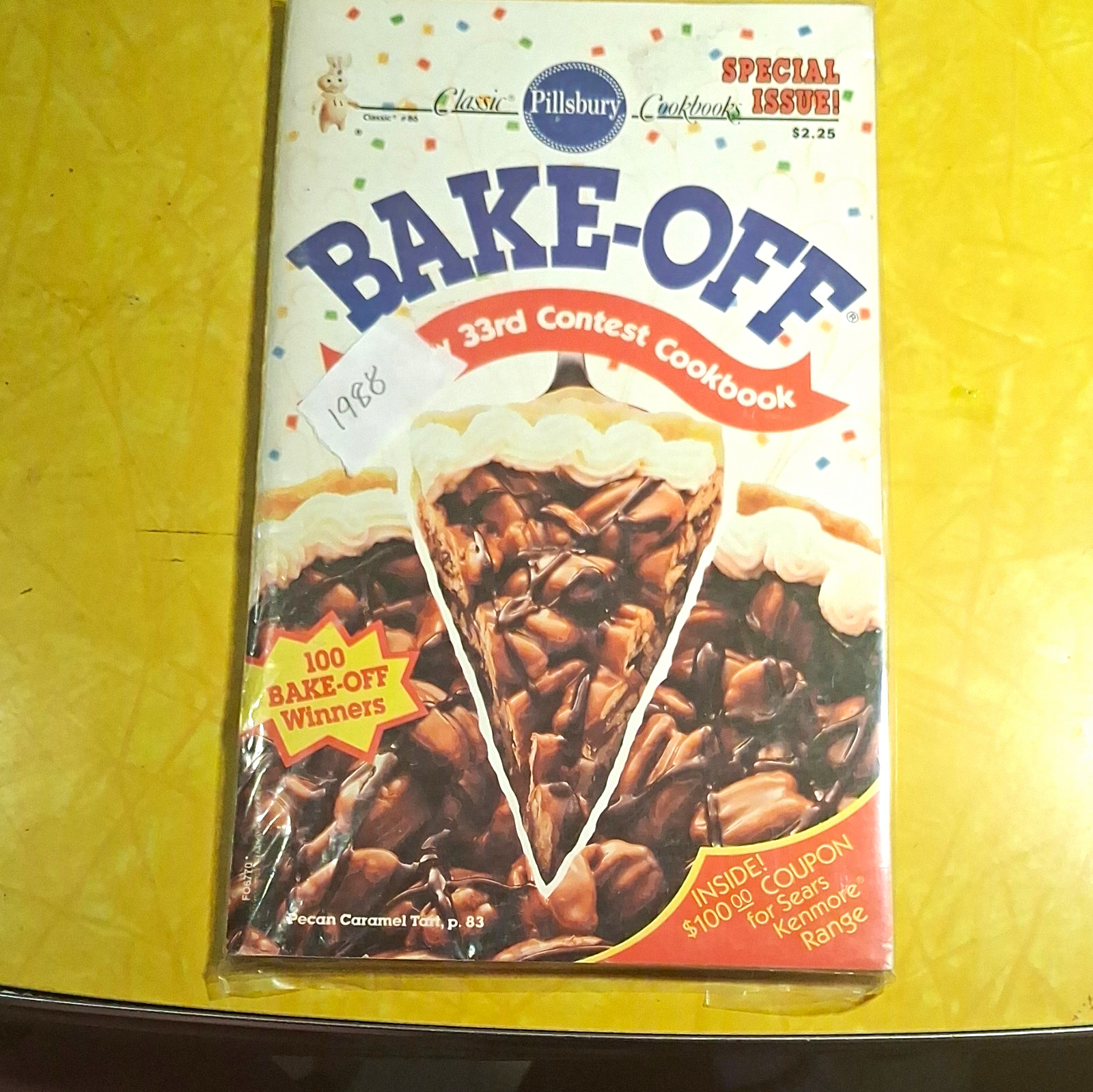 Pillsbury 1986 Bake-Off 33rd Contest Special Issue Paper Cookbook Original