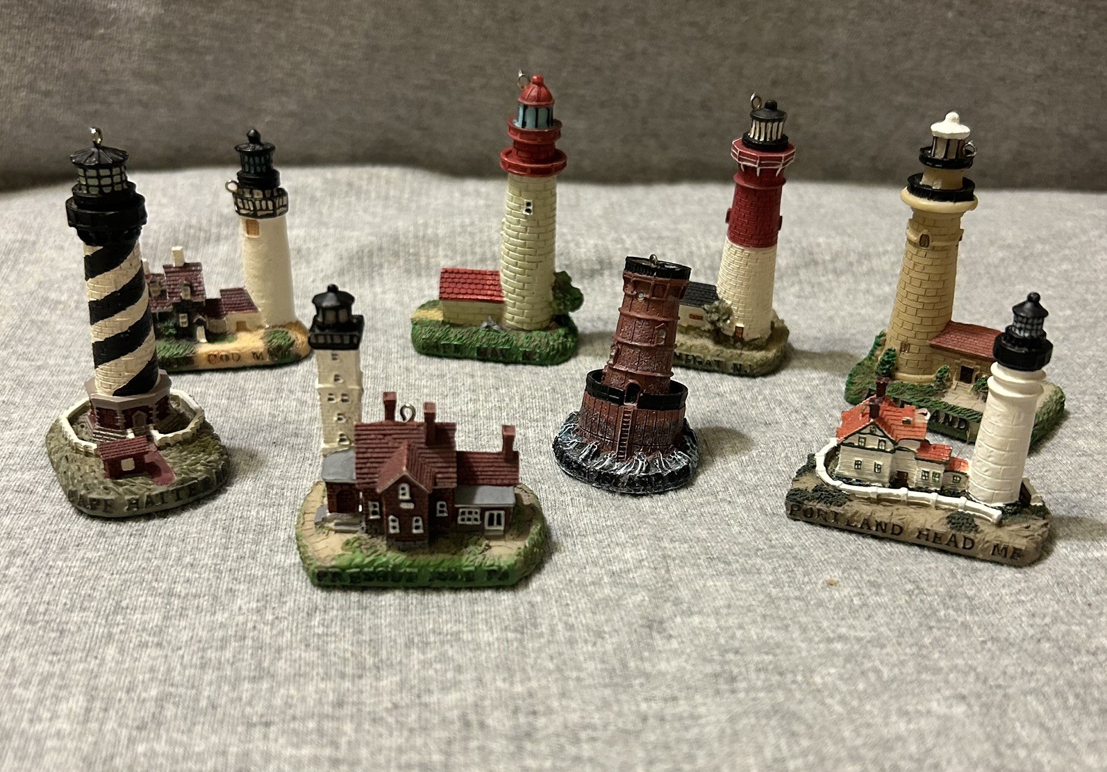 Lot 8 Light House Replicas By Scaasis Originals Inc Lot 8 Light House Replicas By Scaasis Originals Inc