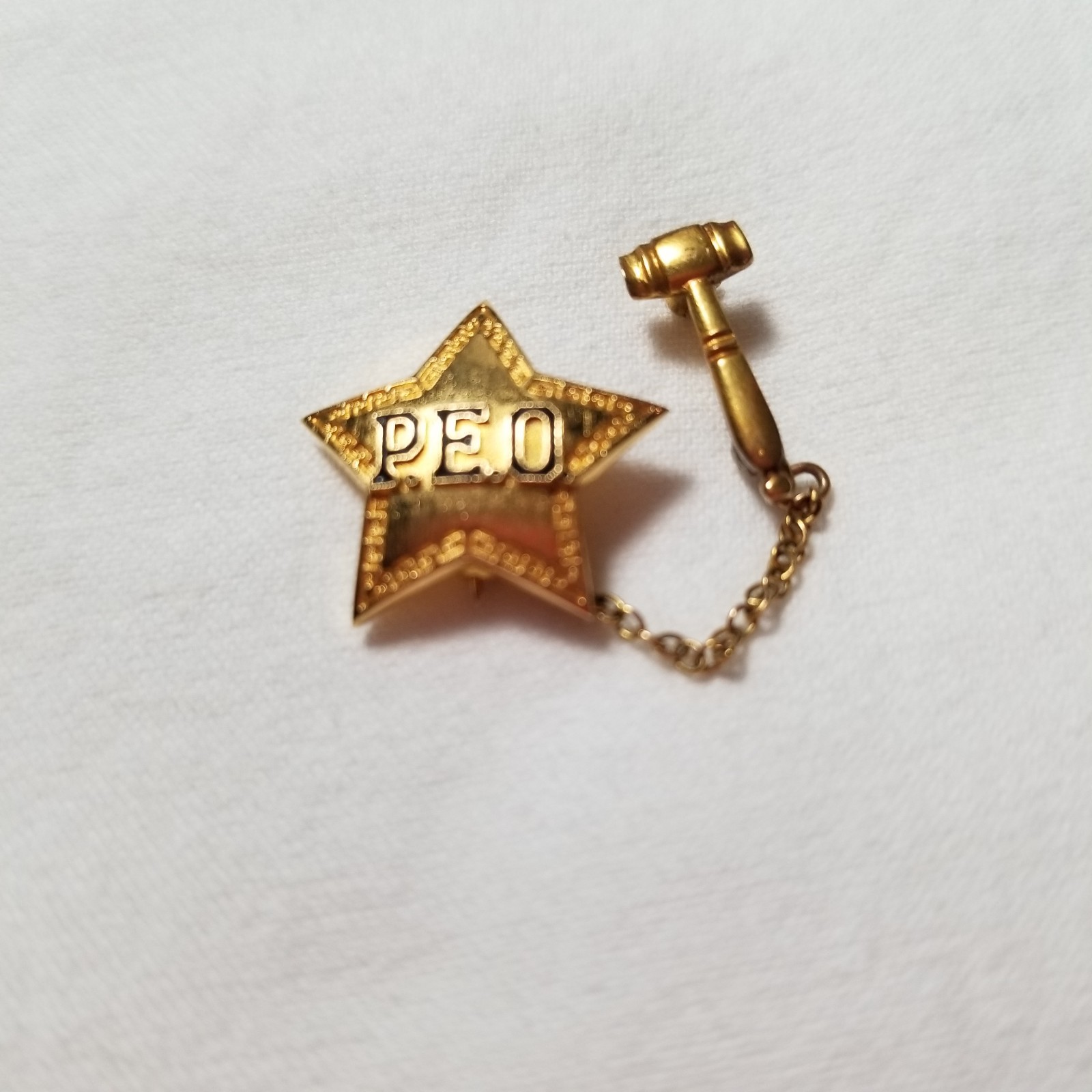 Vintage PEO Sisterhood Pin & Gavel 10K GF Philanthropic Women Empowering Women Vintage PEO Sisterhood Pin & Gavel 10K GF Philanthropic Women Empowering Women