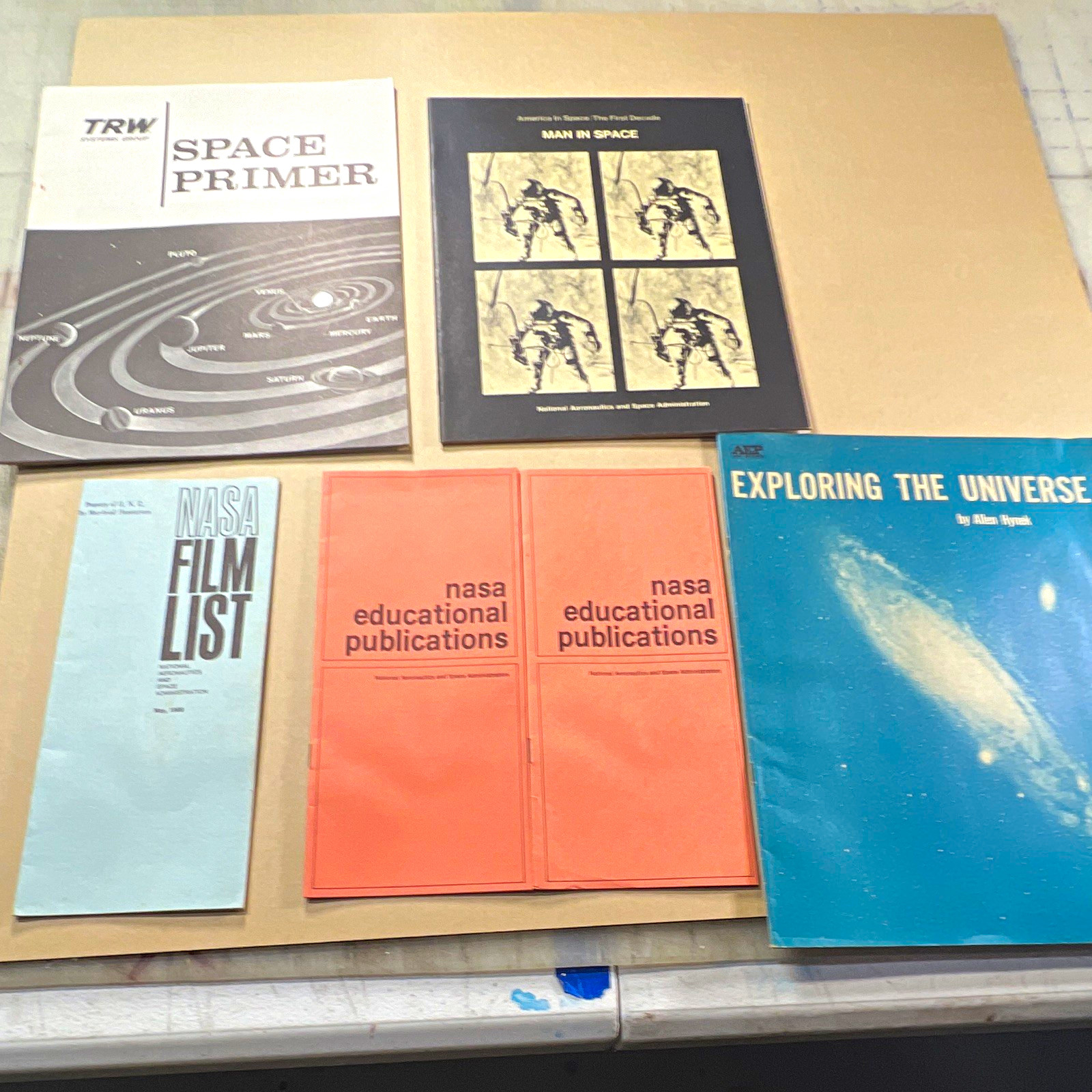 NASA Educational Publications Lot Space Primer Man in Space Exploring Universe