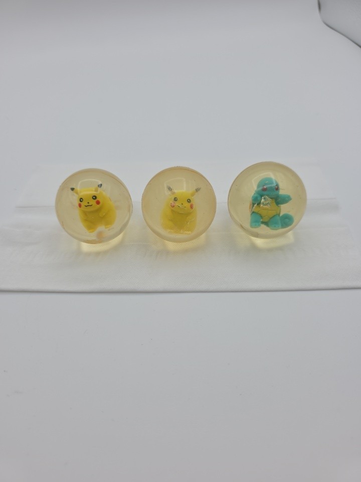 Vintage 1998/1999 Pokémon Power Bouncer Balls Lot 3 Pikachu Squirtle Dragonite Vintage 1998/1999 Pokémon Power Bouncer Balls Lot 3 Pikachu Squirtle Dragonite