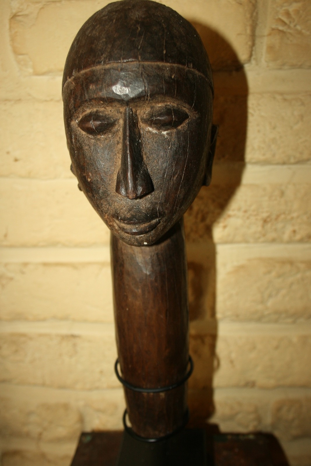 WONDERFUL OLD LOBI BATEBA HEAD BURKINA FASO 32 CM 1930-1940 AFRICA TRIBAL ART