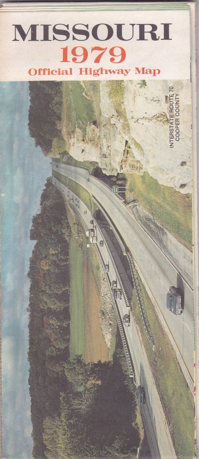 1979 Official State Issue Road Map Of Missouri