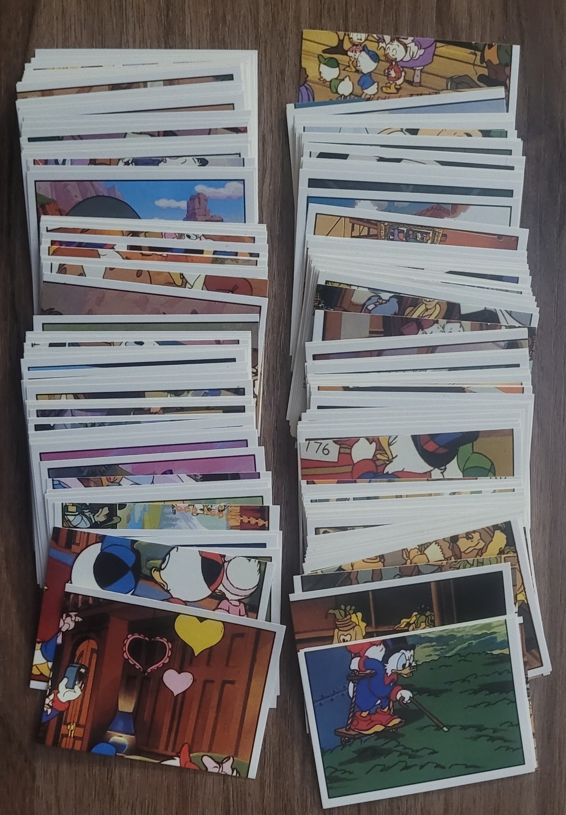 1987 PANINI DISNEY DUCK TALES STICKERS 166 CT - LOT 4