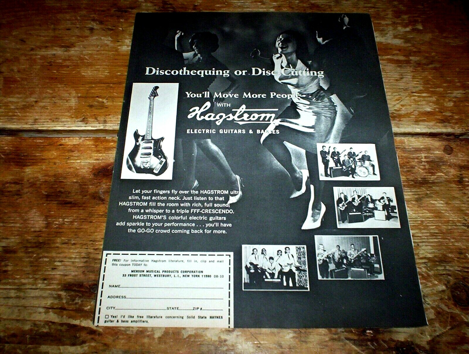 HAGSTROM electric GUITARS rare VINTAGE ( 8\
