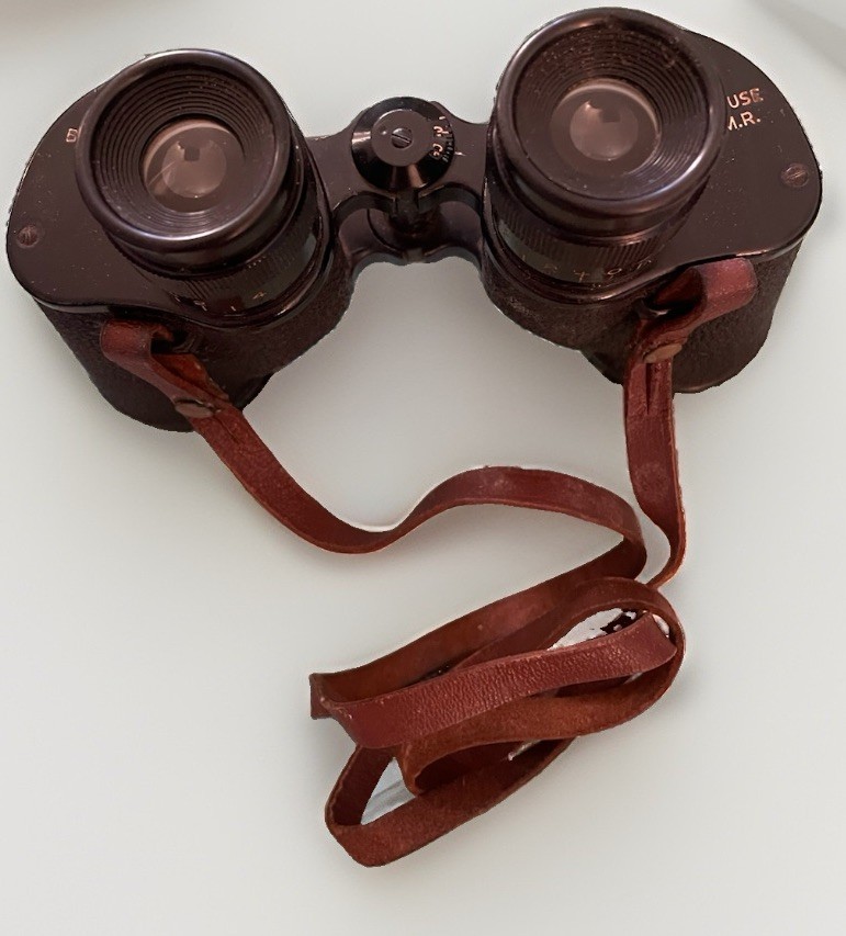 WWII 1943 Westinghouse M3 6x30 Military Binoculars H.M.R. w/ Original Case WWII 1943 Westinghouse M3 6x30 Military Binoculars H.M.R. w/ Original Case