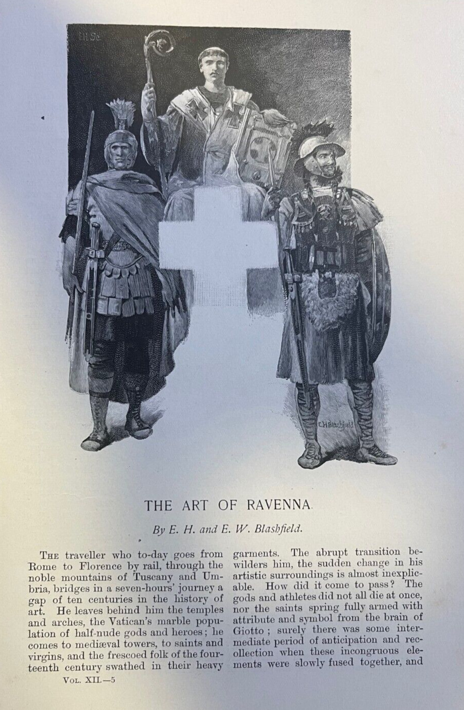 1892 Art of Ravenna Italy illustrated 1892 Art of Ravenna Italy illustrated