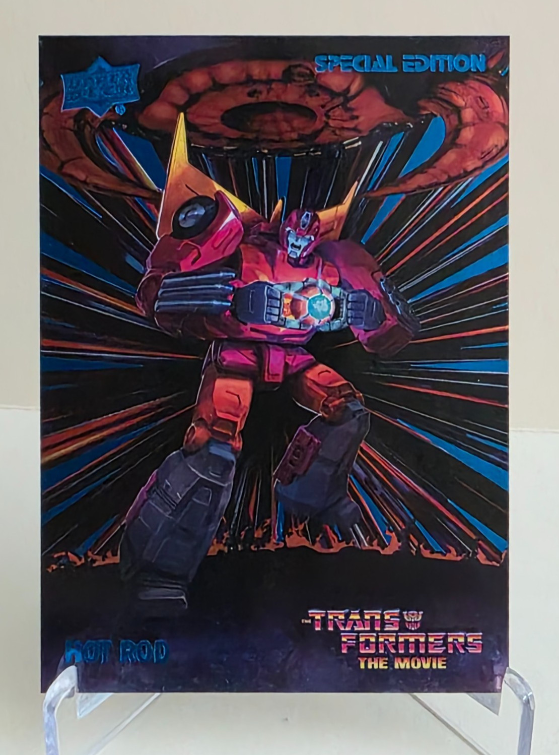 2026 UPPER DECK TRANSFORMERS THE MOVIE 40th HOT ROD BLUE SPECIAL EDITION #3