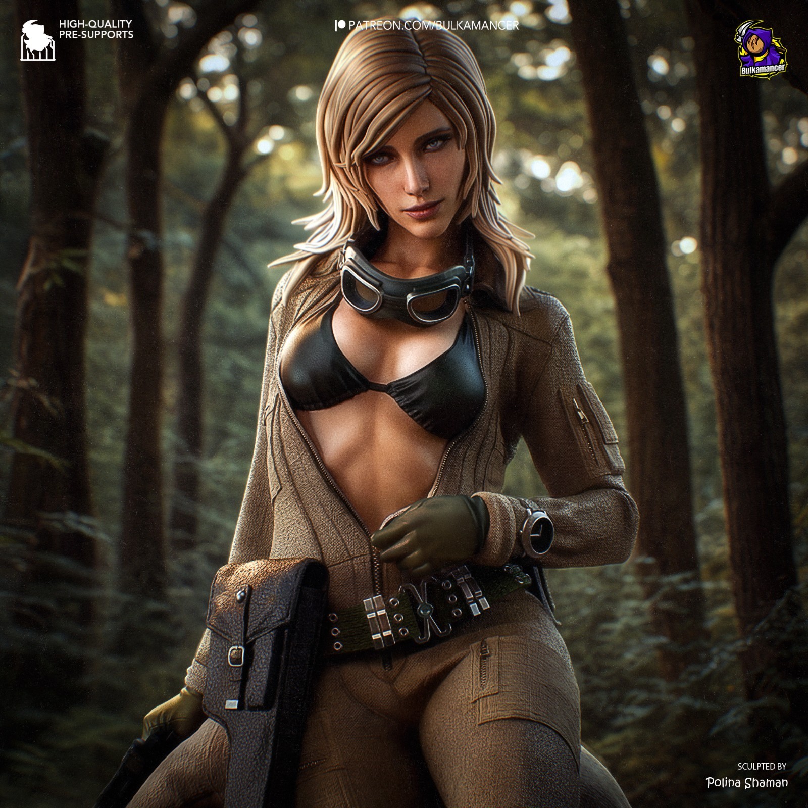 EVA Metal Gear Solid Delta | 1/8 Resin Figure Kit | Tactical Spy Display Model