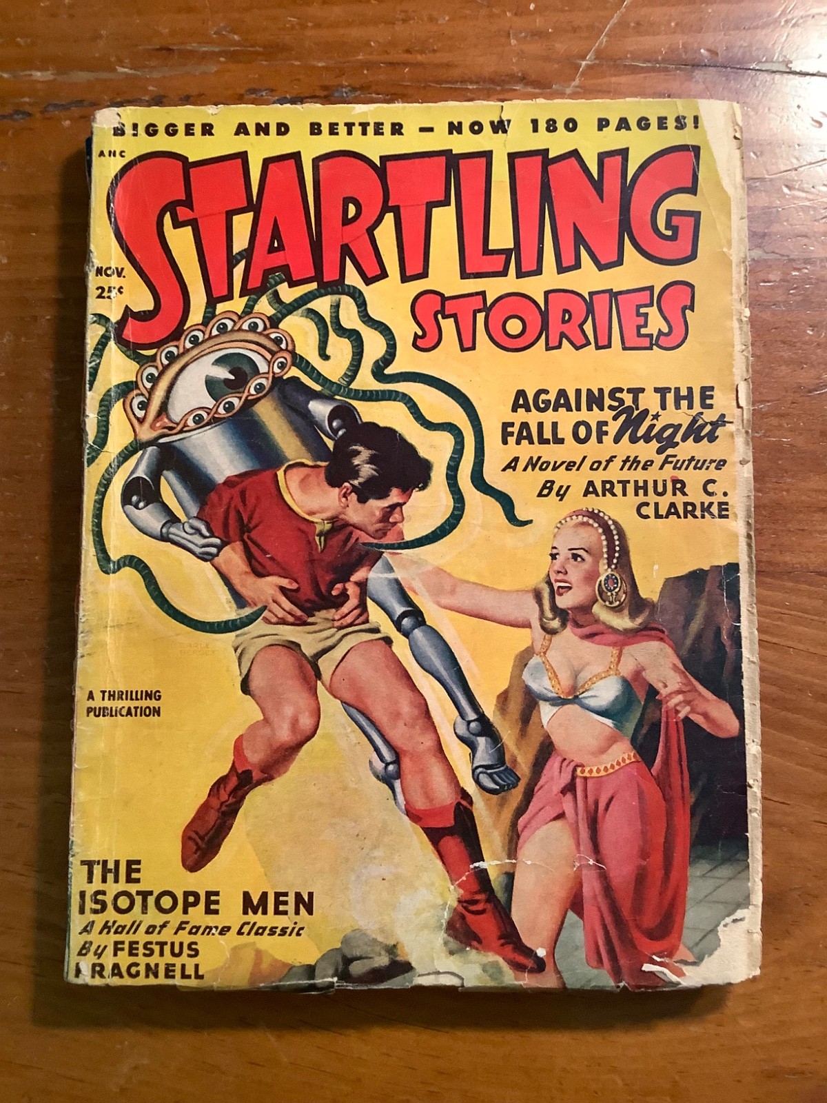 Startling Stories Nov 1948 Pulp Arthur C Clarke Against Fall of Night Startling Stories Nov 1948 Pulp Arthur C Clarke Against Fall of Night