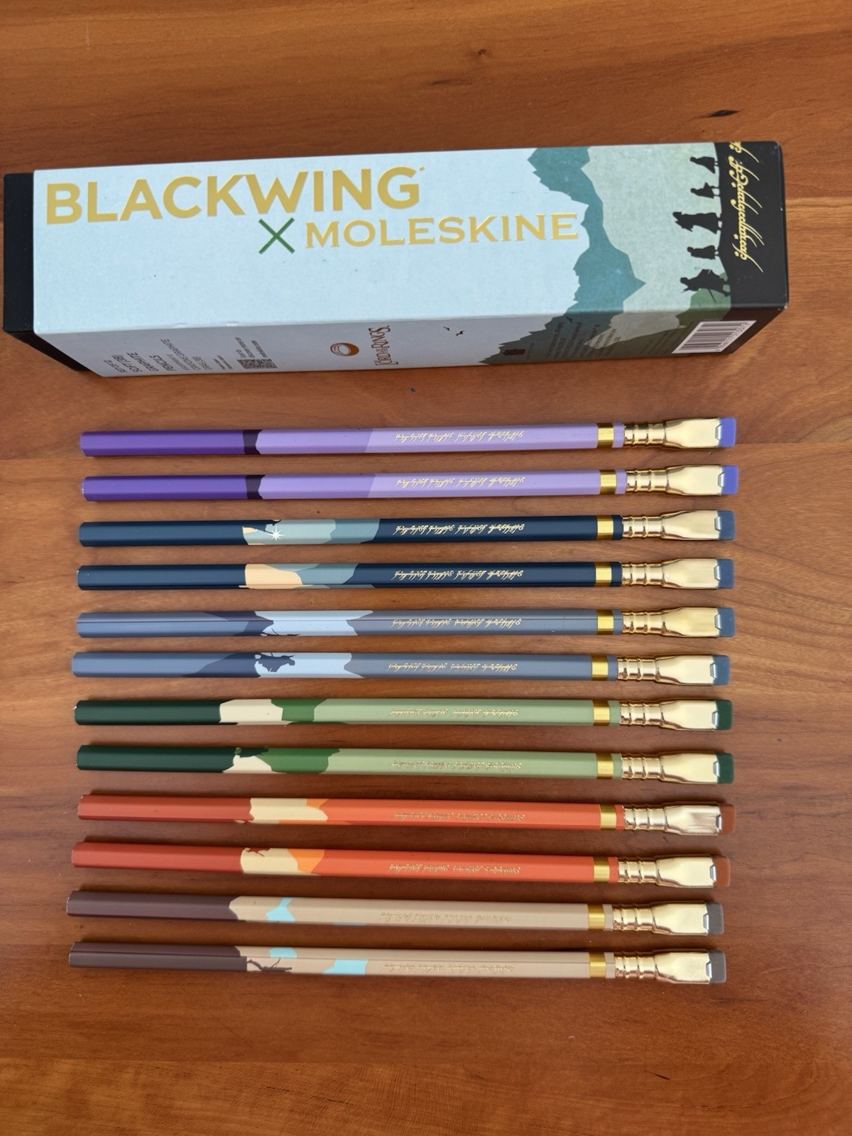 2026 Moleskine Blackwing x Lord of the Rings Pencils: Box With 12 Pencils