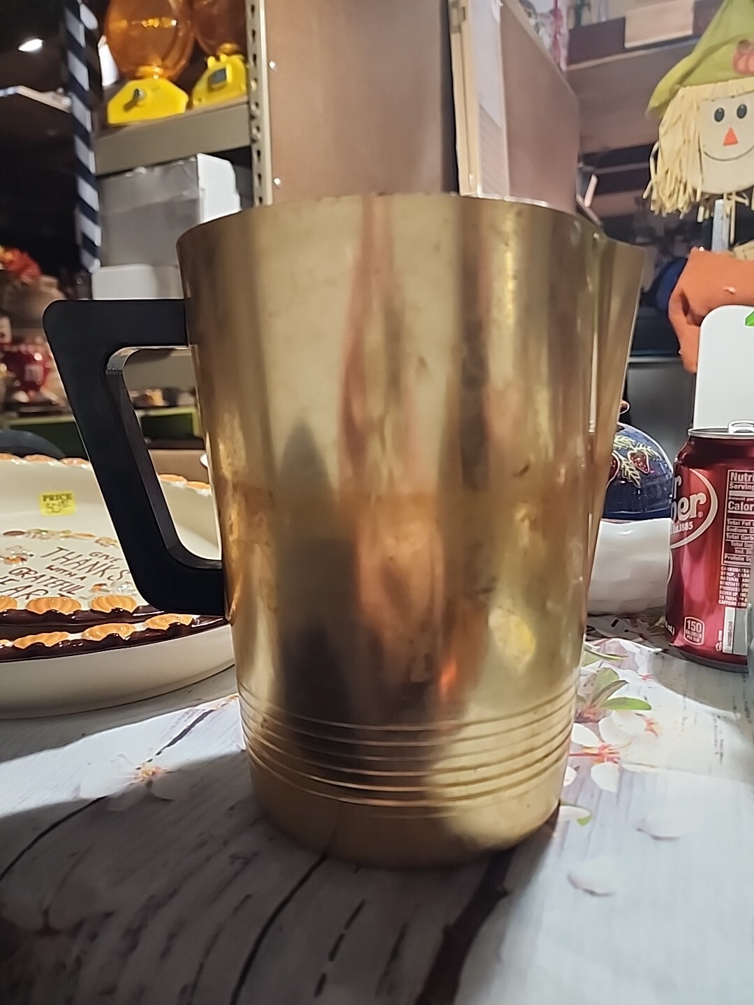 Vintage Regal Ware Mid Century Aluminum Pitcher Gold Tone Vintage Regal Ware Mid Century Aluminum Pitcher Gold Tone