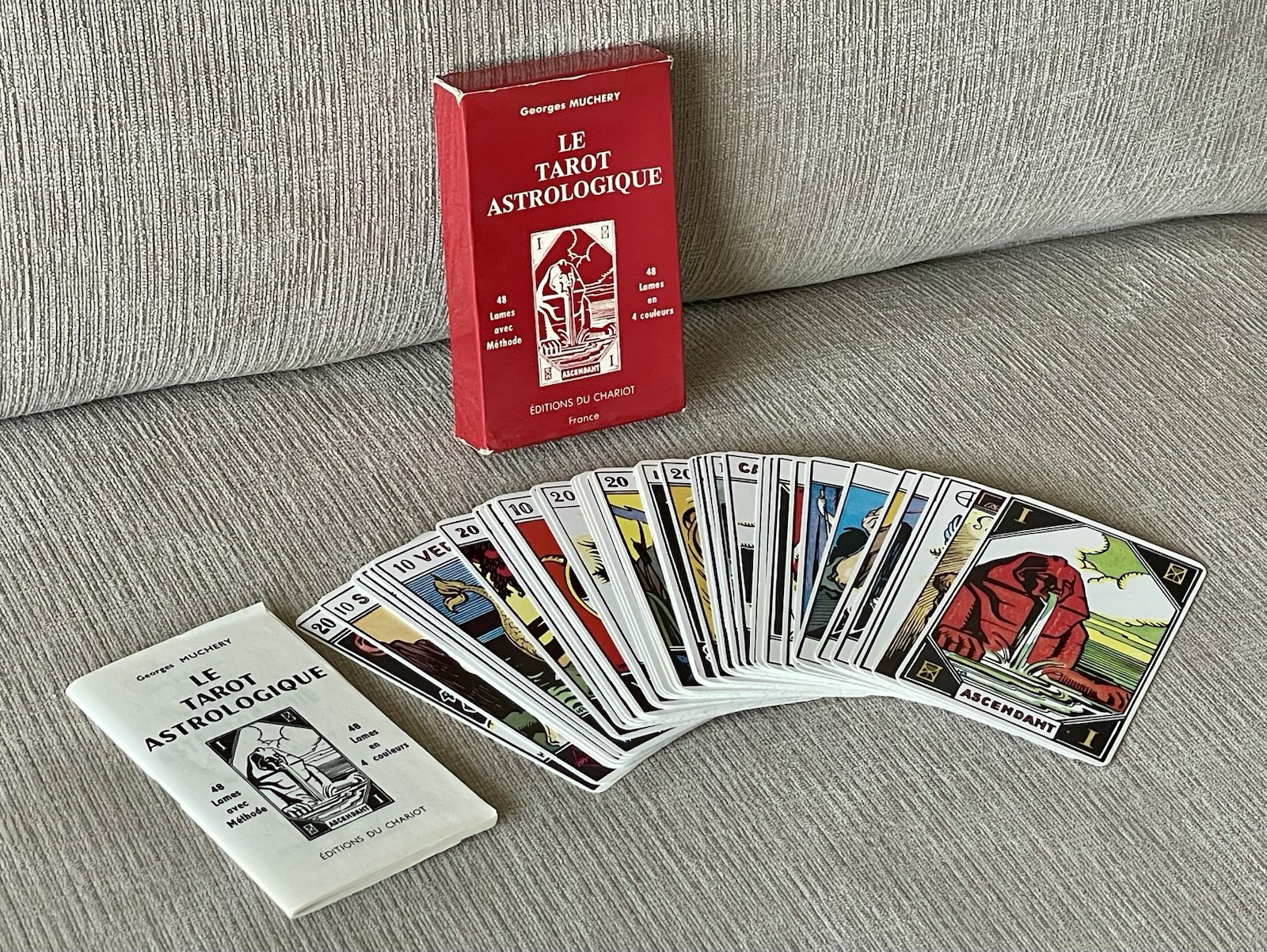 Le Tarot Astrologique Vintage 1982 Editions du Chariot George Muchery Mint Le Tarot Astrologique Vintage 1982 Editions du Chariot George Muchery Mint