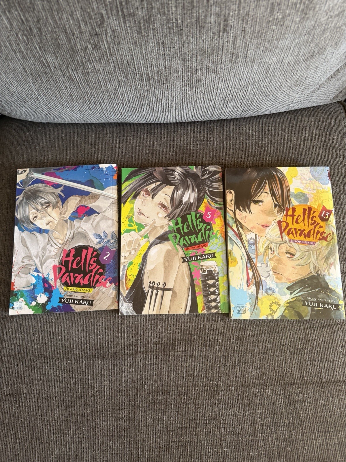 Hell\'s Paradise: Jigokuraku Manga Vol 2,5,13 by Yuji Kaku