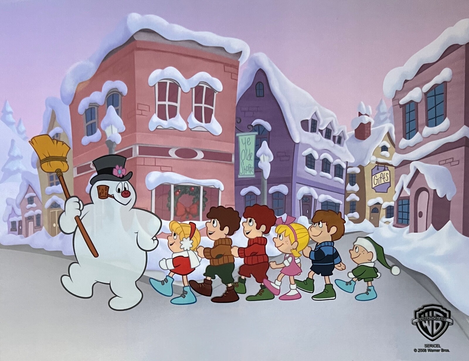 FROSTY THE SNOWMAN MARCHING Limited Edition Sericel Animation Art Cel 11\