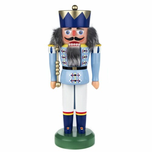Handcrafted Wooden Blue Emperor Franz Joseph German Christmas Nutcracker Handcrafted Wooden Blue Emperor Franz Joseph German Christmas Nutcracker