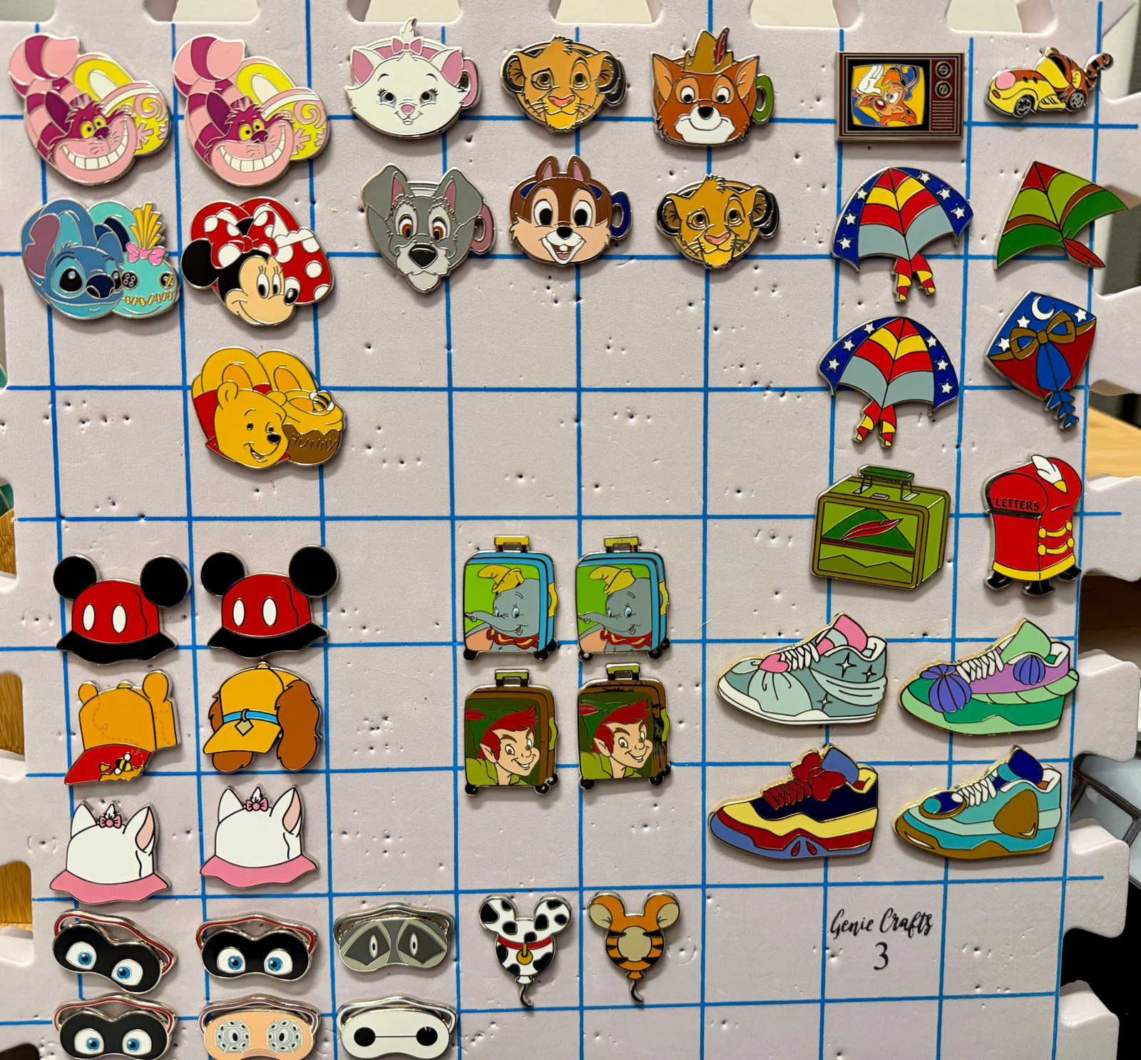 BN Disney's You Choose Pin Mystery Series Pins Stitch Pooh Popcorn Slippers