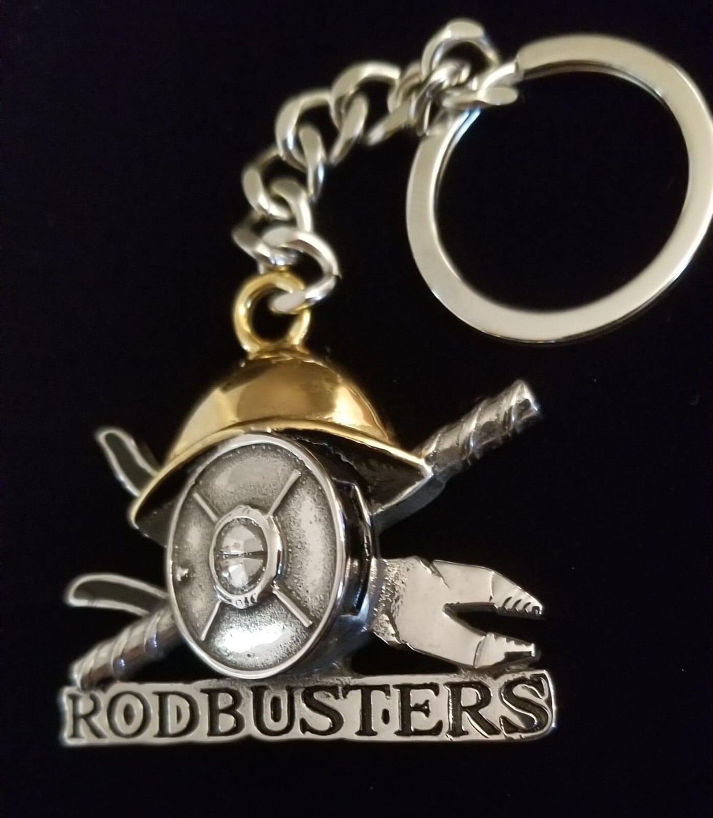 Rodbusters Keychain, Stainless Steel 316L Unique Gift, hand made Rodbusters Keychain, Stainless Steel 316L Unique Gift, hand made